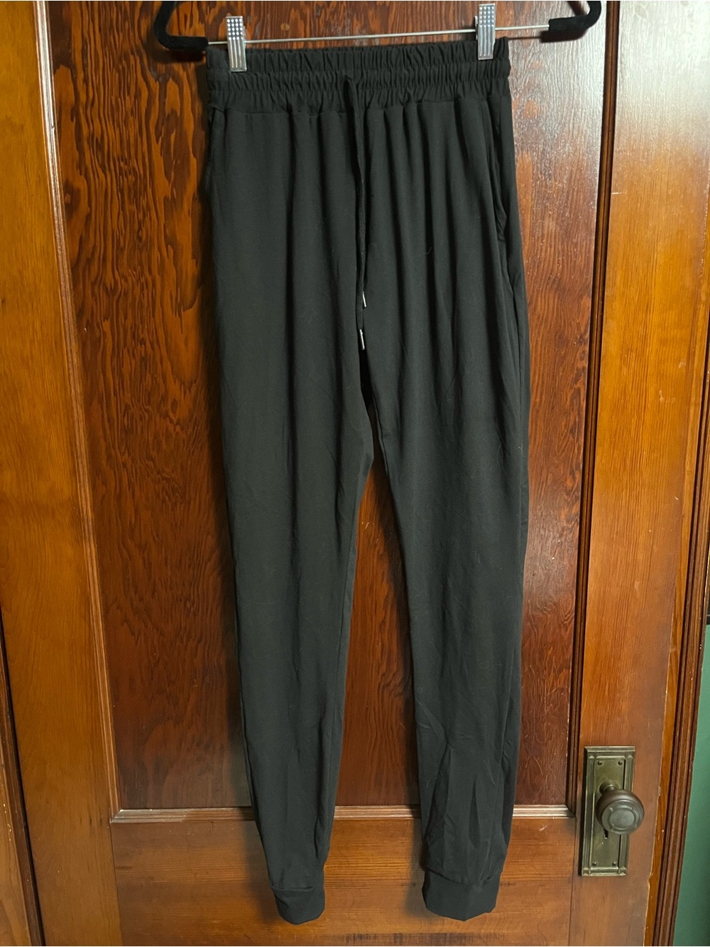 Unisex Black Jogger Pants - Comfortable Elastic Waist